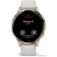 Умные часы Garmin Venu 3S (слоновая кость, с силиконовым ремешком)