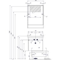  Акватон Тумба Капри 55 1A231003KPDB0 (таксония темная)