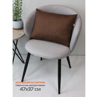 Чехол на подушку Matex Alcantara 61-878 (темно-коричневый)
