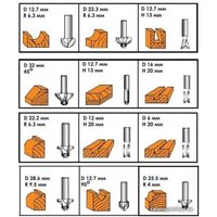 Набор фрез Faster Tools 1511