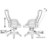 Игровое (геймерское) кресло Zombie 9 (черный/красный)