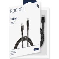 Кабель Rocket Urban USB Type-C - USB Type-C (1 м, черный) в Лиде