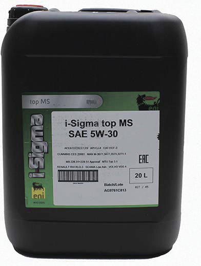 

Моторное масло Eni i-Sigma top MS 5W-30 20л