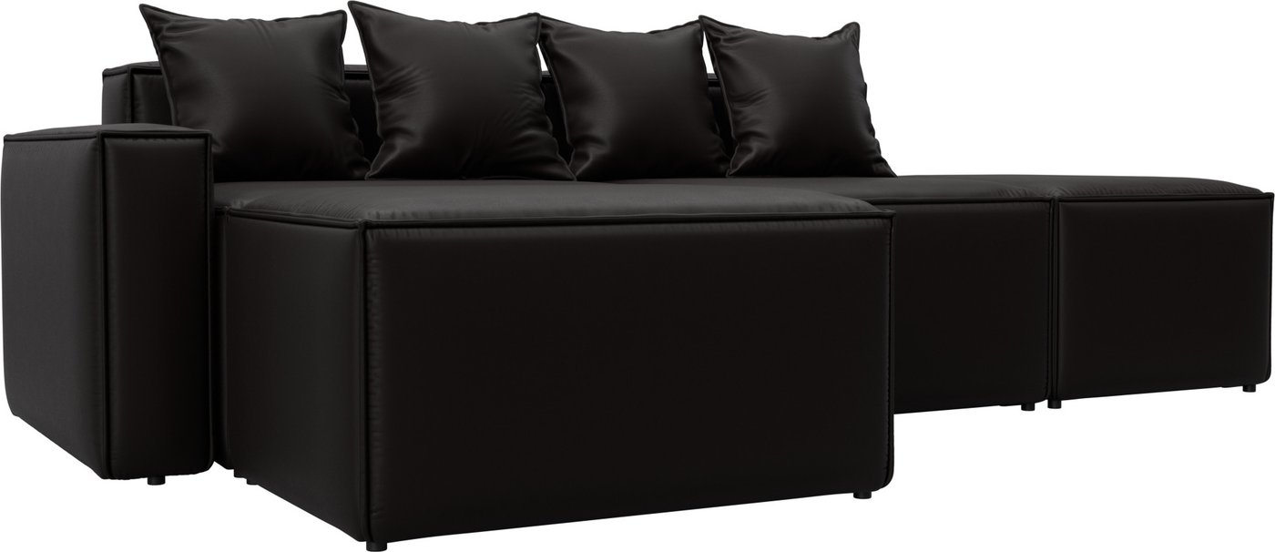 

Угловой диван Лига диванов Лига-063 угол левый 129789L (экокожа Grifon 12 коричневый)