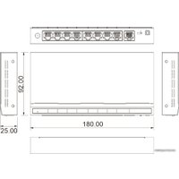 Неуправляемый коммутатор Utepo SF9P-HM 60W