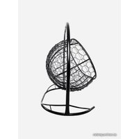 Подвесной диван M-Group Лежебока 11180406 (с черным ротангом/красная подушка)