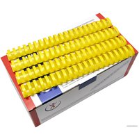 Пластиковая пружина для переплета РеалИСТ Пластик 45 мм (желтый)