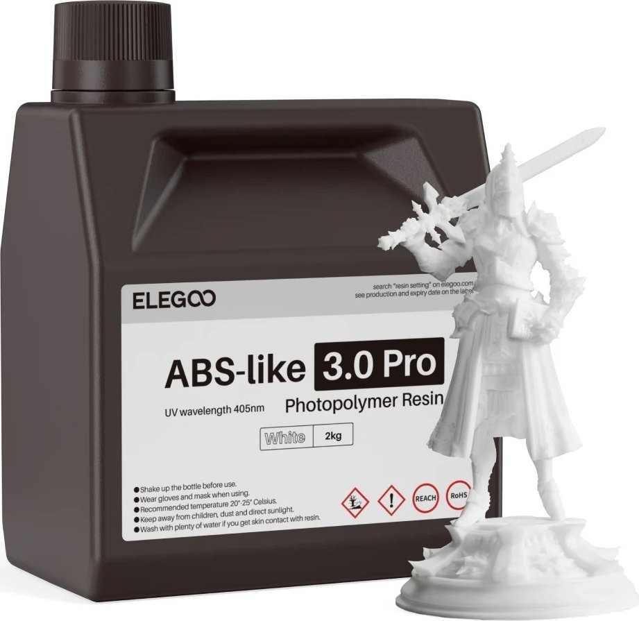 Фотополимер Elegoo ABSlike V3.0 Pro 2кг (белый)