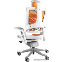 Офисное кресло UNIQUE Wau 2 Elastomer (белый/оранжевый)