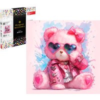 Алмазная мозаика  Феникс+ Розовый мишка 71391