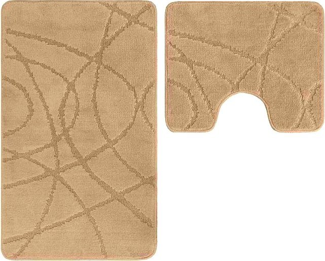 

Набор ковриков Gokyildiz Standart 50x80+50x40 CROSS-4500-MILK-COFFEE