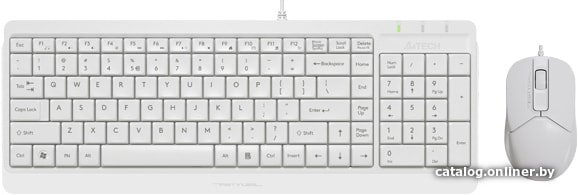Офисный набор A4Tech Fstyler F1512 (белый)