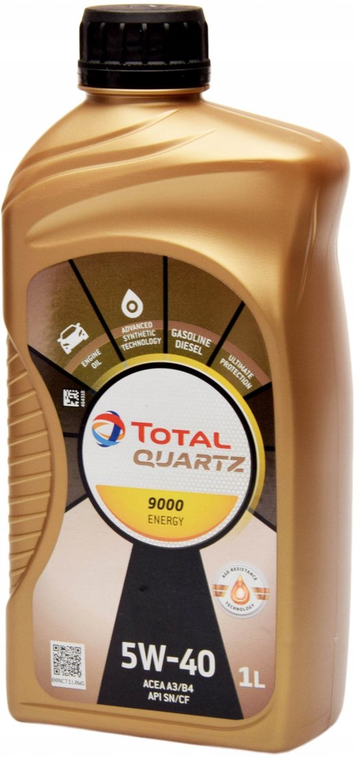 

Моторное масло Total Quartz 9000 Energy 5W-40 1л