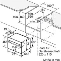 Электрический духовой шкаф Bosch Serie 8 CMG676BB1
