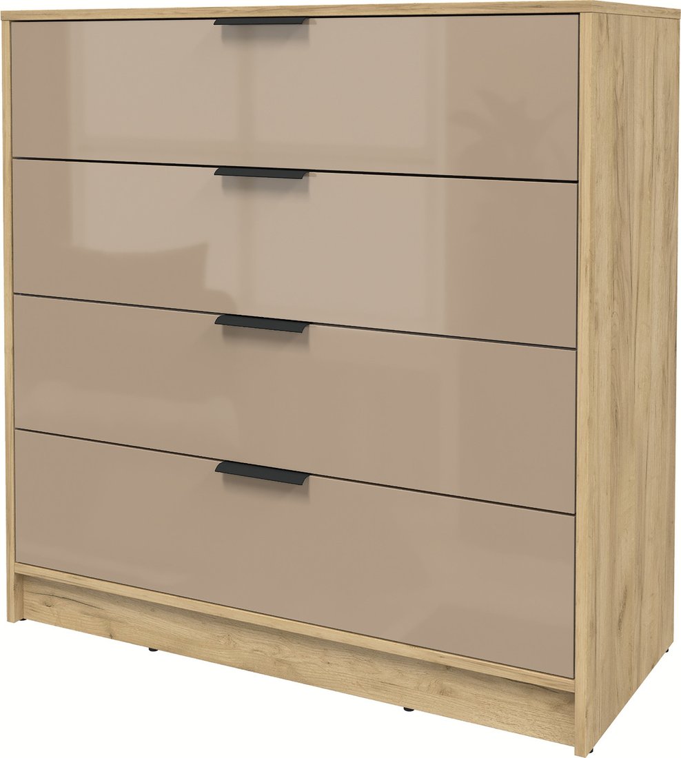 

Комод Интерлиния Концепт КТ-К100 Глосс (дуб золотой/капучино глянец)