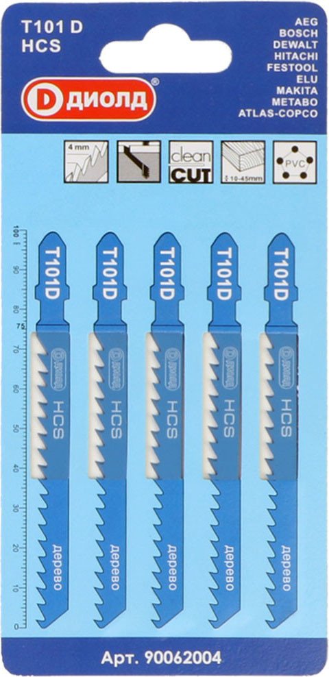 

Набор пильных полотен ДИОЛД Т101D 90062004