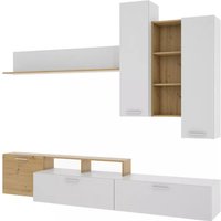 Стенка Stolline Грация СТЛ.411.01 (дуб дикий/белый)