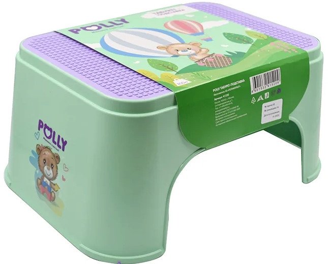 

Подставка для умывания Полимербыт Polly 4341520 (фиолетовый/зеленый)