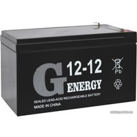 Аккумулятор для ИБП G-Energy 12-12 F1 (12В/12 А·ч)