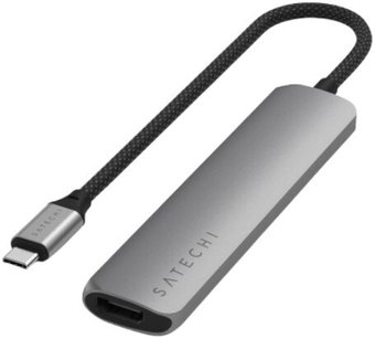 Satechi 6-in-1 USB-C Slim Multiport Adapter ST-P6SM (серый)