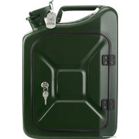 Подарочный набор Экспедиция Канистра - бар 10 л (зеленый, кожа)