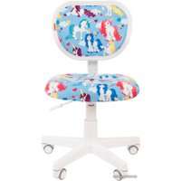 Компьютерное кресло CHAIRMAN Kids 106 (белый/единороги)