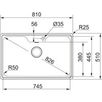 Кухонная мойка Franke BCX 610-81 101.0689.879 (стальной) в Гомеле