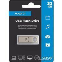 USB Flash Maxvi MK 32GB (серебристый)