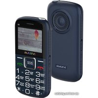 Кнопочный телефон Maxvi B5 (синий)