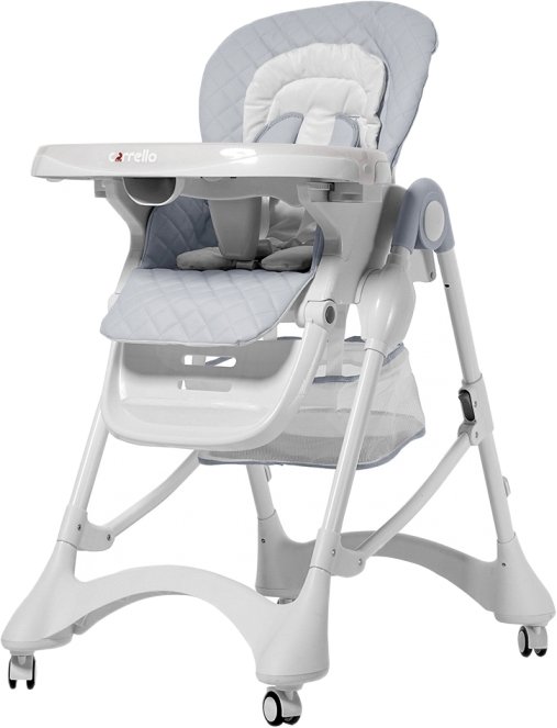 

Высокий стульчик Carrello Caramel (cloud grey)