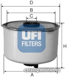 Топливный фильтр UFI 2445400