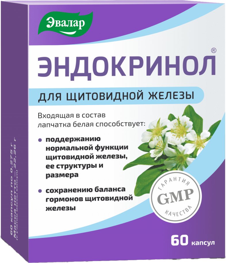 

БАД Эвалар Эндокринол (60капсул)