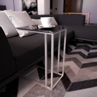 Приставной столик RasGar Престиж РСГР.001.000-0002 (черный/белый)