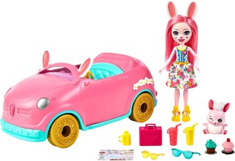Кукла Enchantimals Бри Кроля с автомобилем HCF85