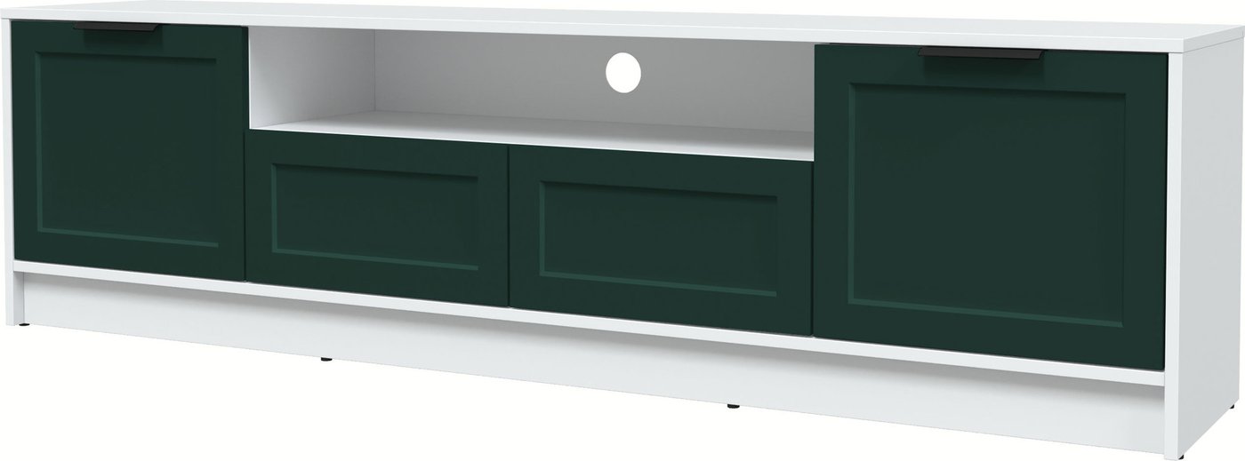 

Тумба Интерлиния ТВ Концепт Тренд КТ-ТВ4-50 (белый платинум/изумруд)