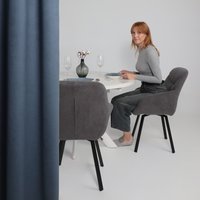 Стул Мамадома Romeo smile 360 (b28 Antracite Lux/черный)