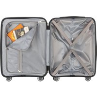 Чемодан-спиннер DoubleW YF-PP02 (S, белый)