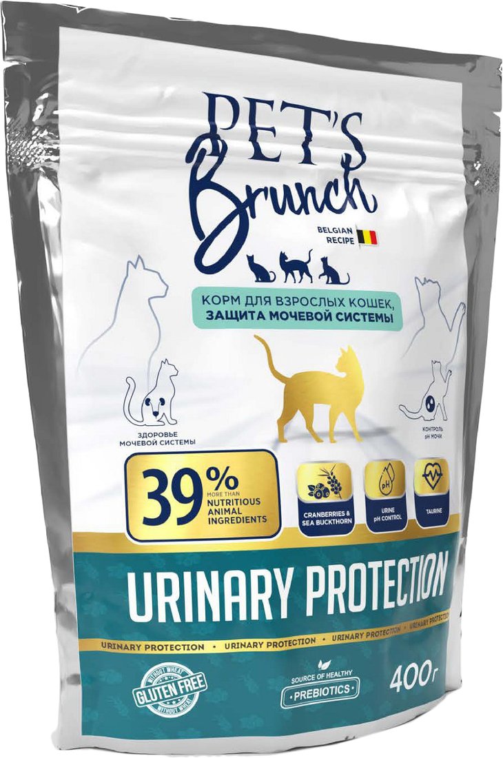 

Сухой корм для кошек Pet's Brunch Urinary Protection 400 г