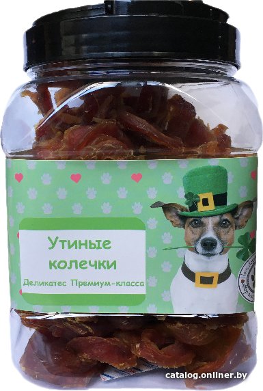 Лакомство для собак O'dog Утиные колечки с мясом утки 750 г