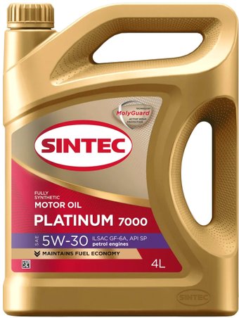Моторное масло Sintec Platinum 7000 5W-30 ILSAC GF-6A API SP 4л