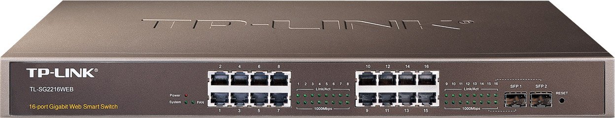 

Управляемый коммутатор 2-го уровня TP-Link TL-SG2216WEB