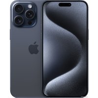 Телефон Apple iPhone 15 Pro Max Dual SIM 1TB (синий титан)