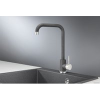 Смеситель Granula для кухни высокий, ST-4033, графит