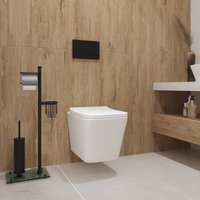 Унитаз подвесной Lauter Square 21901001 + кнопка 219704F (скрытое крепление)