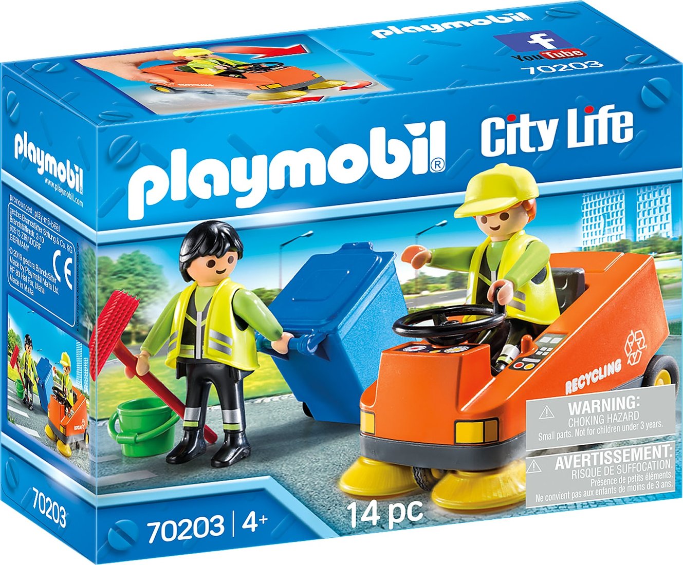 

Конструктор Playmobil City Life 70203 Уборочная машина