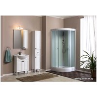  Aquanet Тумба под умывальник Честер 60 00187122 (белый/серебро)