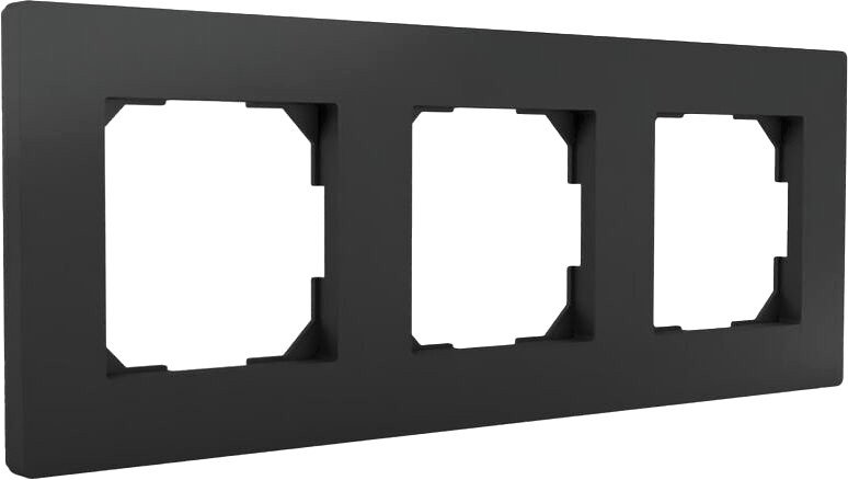 Рамка Tokov Electric Pixel TKE-PX-RM3-C14 (карбон)