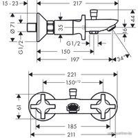 Смеситель Hansgrohe Logis Classic 71240000