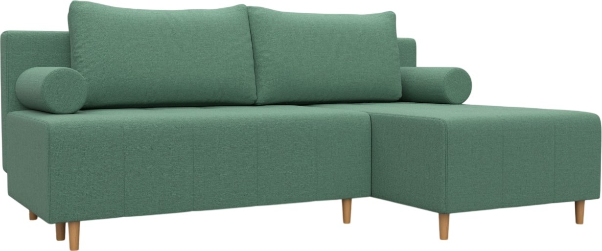 

Угловой диван Лига диванов Лига-102 универсальный 134799 (рогожка амур 11 зеленый)