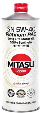 

Моторное масло Mitasu MJ-112 5W-40 1л
